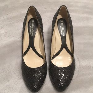 Naturalized Black Sequined Shoe